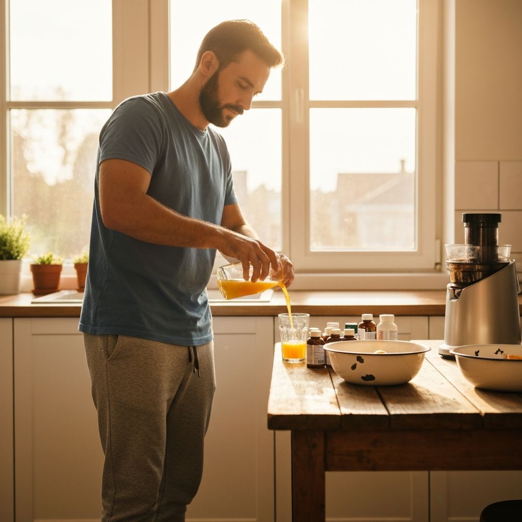 Men's everyday routine